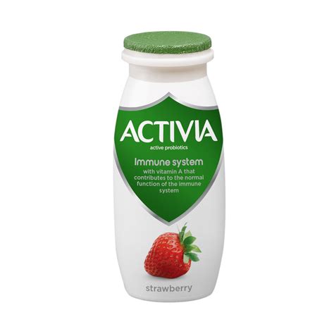 Strawberry Probiotic Yogurt Drink | Activia Canada