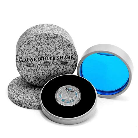 2012 $2 Ocean Predators: Great White Shark - 1 oz. Pure Silver Coin - predators of great white sharks