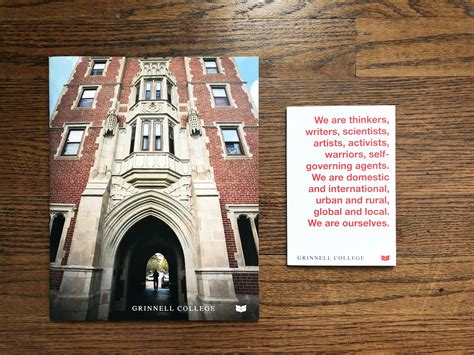 Grinnell College Admissions Package — E&A Collaborative