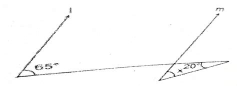 1 Objective Type Questions If I and m are parallel in the fig, then the ...