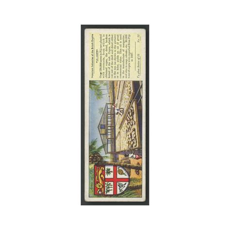 Fiji Copra 1938 Typhoo Tea Important Industries British Empire #21 VG ...