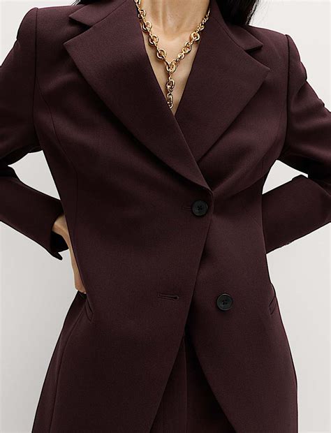 Buy Tailored Cinched Asymmetric Single Breasted Blazer at Marks & Spencer