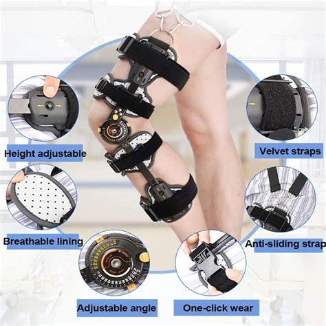 NCLCPVO Hinged Knee Brace ROM, Knee Support for Torn | Ubuy India