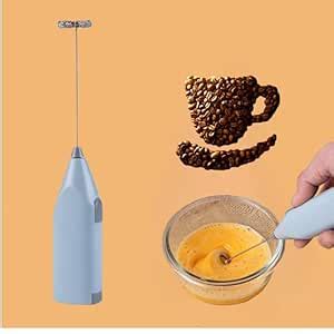 FrothBlast Electric Milk Frother with Stand Handheld Whisk Beater Foam ...