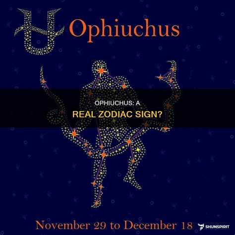 Ophiuchus: A Real Zodiac Sign? | ShunSpirit