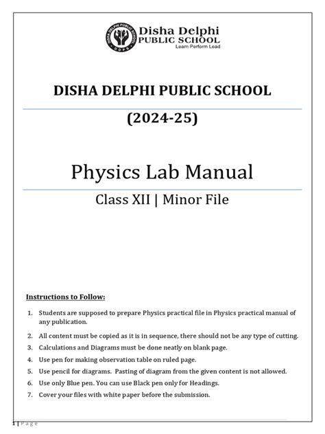 Image result for Physics Lab Practicals Using Lab Manual