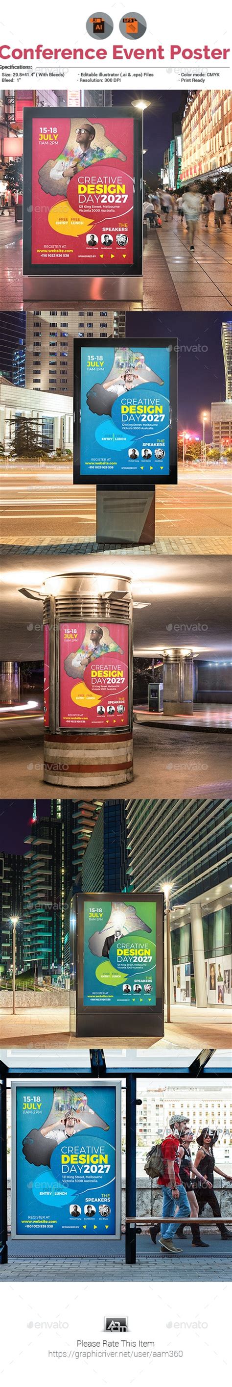 Conference Event Poster 的图像结果