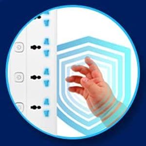 EMBOX Extension Board with Switches 1500 W, 6 Universal Sockets ...