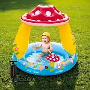 Buy Toy Imagine Combo Mushroom Baby Pool Built-in Shade with Double ...