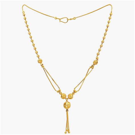 Yellow Gold Finish 22 Kt Gold Chain For Women | Chains - Reliance Jewels
