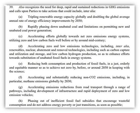 COP28: Fourth Draft of Global Stocktake Text accommodates too many ...