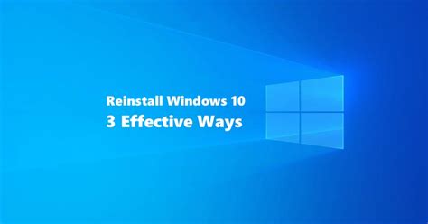 Image result for Reinstall Windows 10 Operating System