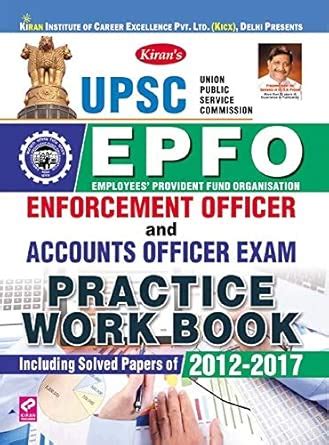 Buy Kiran Upsc Epfo Enforcement Officer And Accounts Officer Exam ...