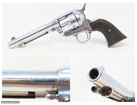 c1900 mfr. COLT Single Action Army PEACEMAKER .45 C&R Revolver SAA 1st ...