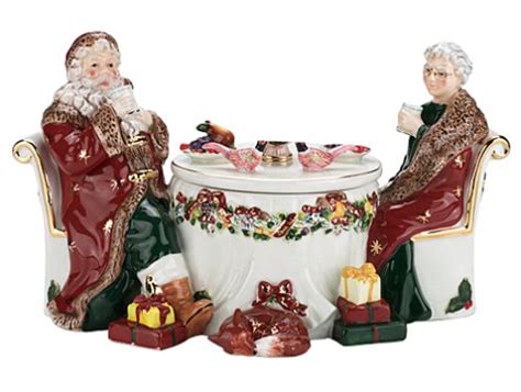 Waterford Holiday Heirlooms Mr. and Mrs. Claus Candy Jar : Amazon.in ...