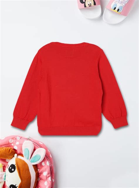 Buy Girls Applique Detail Sweater Online at just Rs. 499.0 ...