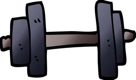 cartoon doodle gym weights 12162761 Vector Art at Vecteezy