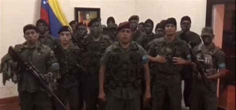 委内瑞拉27名士兵凌晨兵变，录视频呼吁民众上街抗议马杜罗