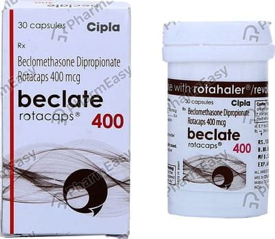 Buy Beclate 400 MCG Rotacap (30) Online & Save Up to 24% at PharmEasy