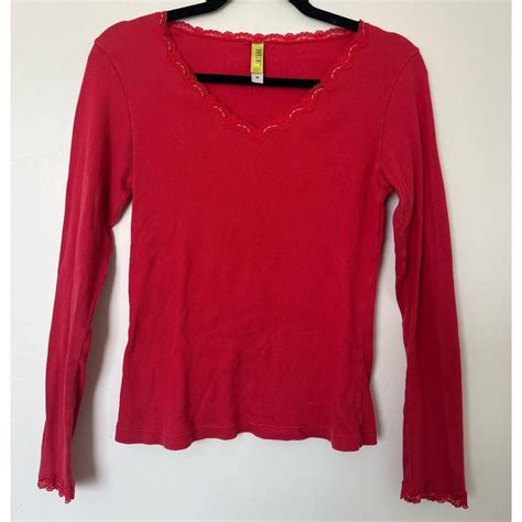 Red Long Sleeve Shirt