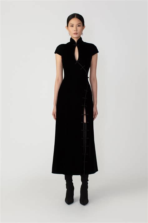 Vanessa Midi Dress in Black | SAU LEE Official Website