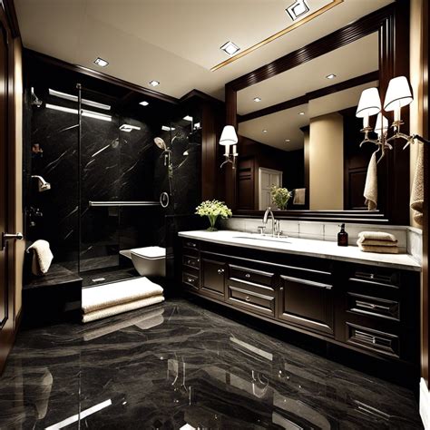 20 Elegant Dark Floor Bathroom Ideas: Designs and Trends for a Stunning ...
