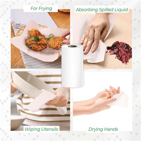 Buy IMVELO 4 PLY KITCHEN TISSUE PAPER ROLL - 4 ROLLS (160 PULLS PER ...