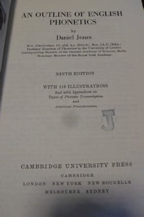 Buy An Outline of English Phonetics Book Online at Low Prices in India ...