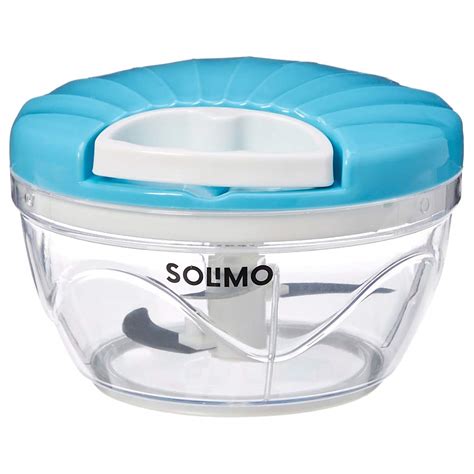 Solimo Plastic Vegetable Chopper with 3 Blades