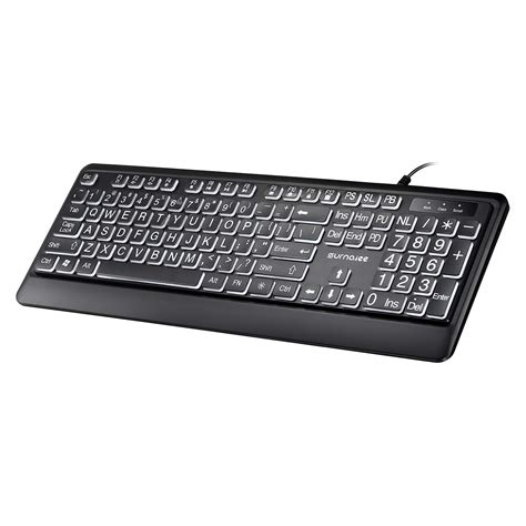 Amazon.in: Buy SurnQiee Large Letter Print Keyboard, 104 Keys Standard ...