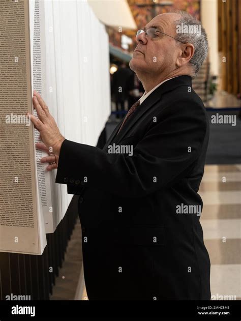Chairman of Yad Vashem Dani Dayan attends The Yad Vashem Book of Names ...