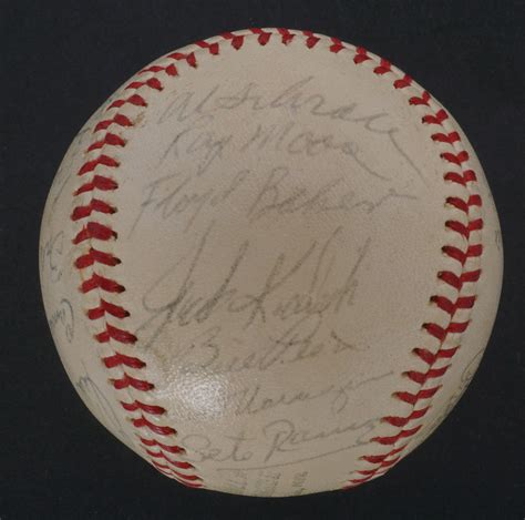 Lot Detail - 1961 Minnesota Twins Team Signed Baseball *1st Year in MN ...