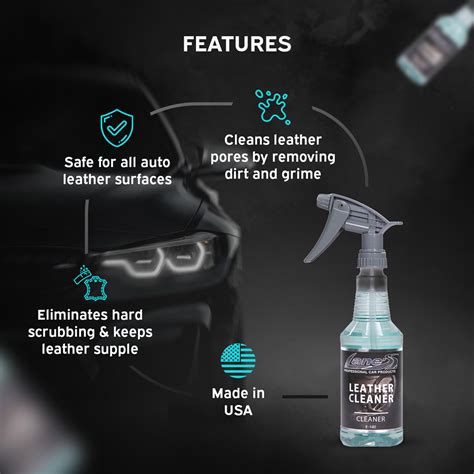 Auto Leather Cleaner - Professional Car Leather Cleaning Formula