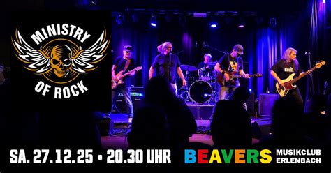MINISTRY OF ROCK | Best of Classic-Rock | BEAVERS Musikclub | Erlenbach ...