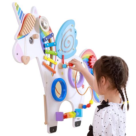 Buy LEARNING ADVANTAGE Unicorn Activity Wall Panel - Ages 18m+ Sensory ...
