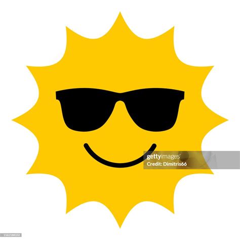 Cartoon Sun With Sunglasses