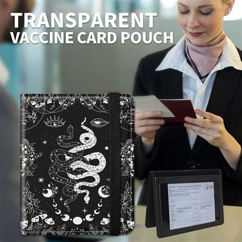 Buy Passport and Vaccine Card Holder Combo with RFID Blocking, Pastel ...
