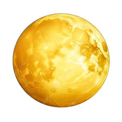 Yellow Moon Png, Moon, Isolated, Png PNG Transparent Image and Clipart ...
