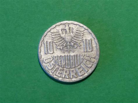 Austrian 10-groschen, 1952, 1957, 1959, Vintage Coin From Austria ...