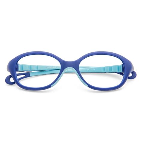 Buy Kids Glasses: Matte Blue Sky Blue Full Rim Round Kids 2-5 yrs ...