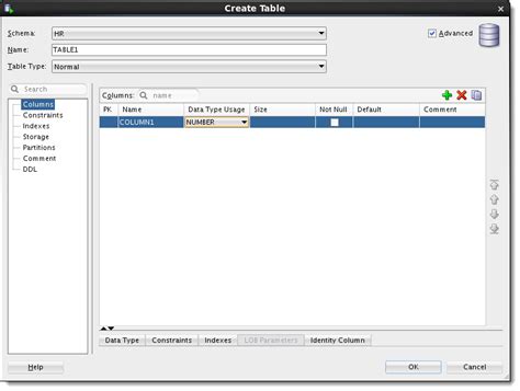 How to Create a Table in Oracle SQL Plus 的图像结果
