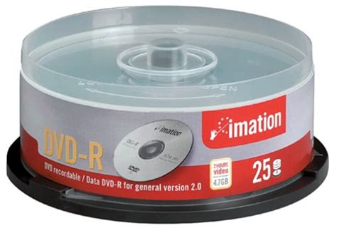 Imation 4.7GB DVD-R (25-Pack Spindle) - Buy Imation 4.7GB DVD-R (25 ...