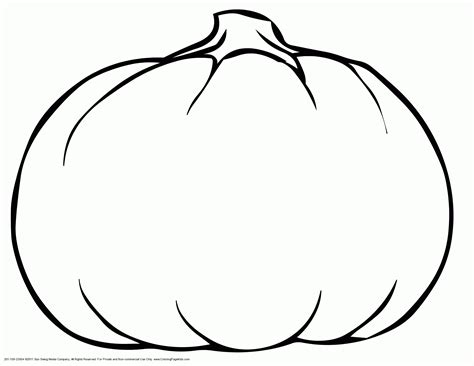 Pumpkin Printable Template