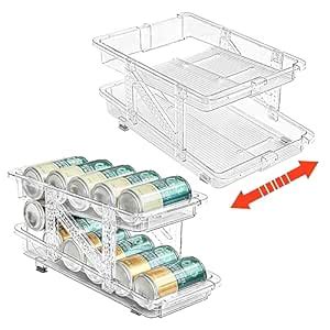 Ynelyase Soda Can Dispenser Organizer for Refrigerator and Pop Can ...