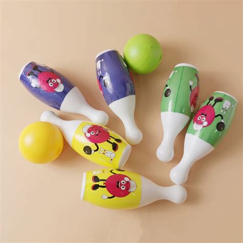 Best Kids Bowling Set with 6 Pins & 2 Balls for Toddlers ...