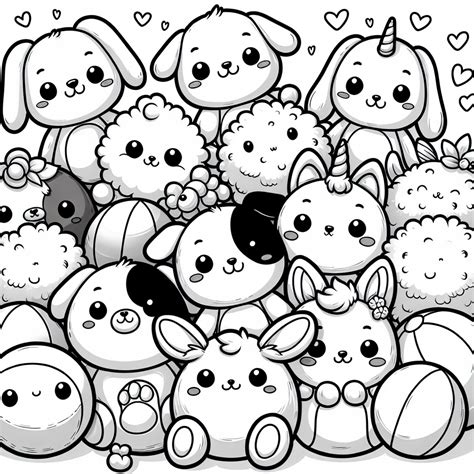 Squishmallow Coloring Pages – Custom Paint By Numbers