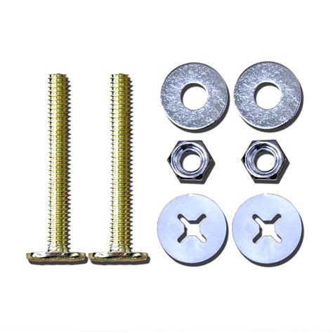 BOWL TO FLOOR TOILET BOLTS BRASS PLATED - 5/16" X 2-1/4"