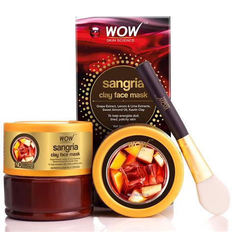 Buy WOW Skin Science Sangria Face Mask for Energizing Dull, Tired ...