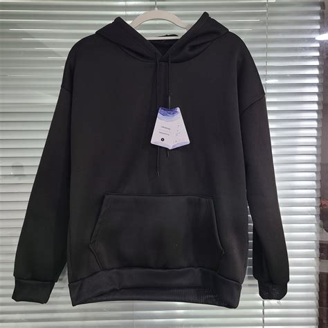 yihanking Sweatshirts, Cozy in Black, Fleece-Lined Sweatshirts, Embrace ...