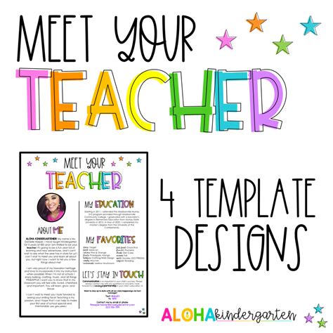 Meet The Teacher Templates - Habit Tracker Templates